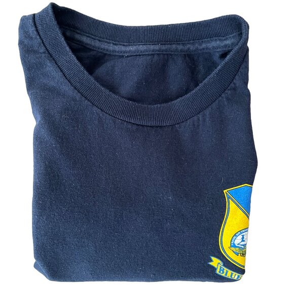 Men's Medium Blue Angels Short Sleeve Blue T-Shirt - Picture 1 of 5